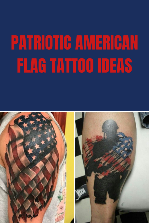 Patriotic American Flag Tattoo Ideas - Tattoo Glee