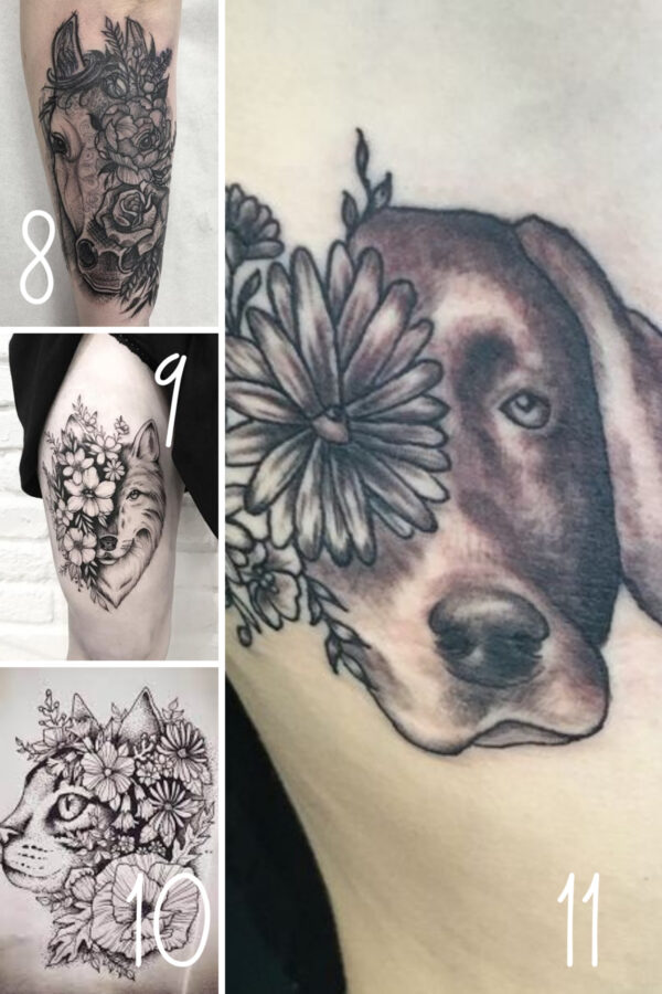 Unique Half Face Half Flower Tattoo Ideas - Tattoo Glee
