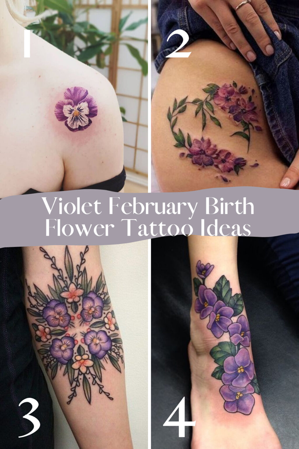 vibrant-february-birth-flower-tattoo-violet-tattoo-glee