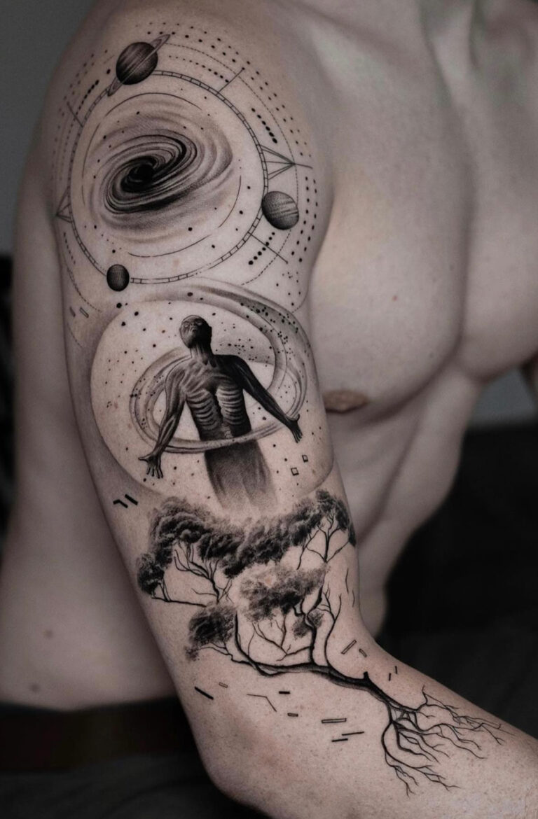 Crazy Cool Sleeve Tattoo Ideas for Men - Tattoo Glee