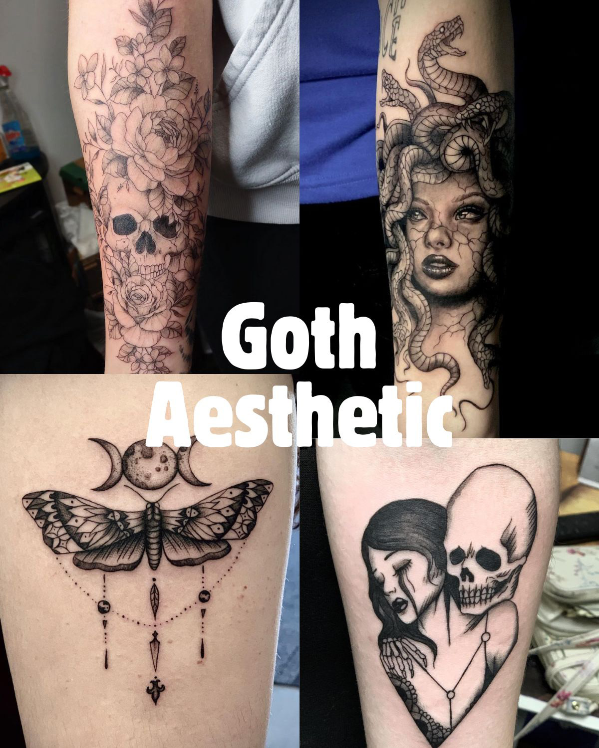 43 Goth Tattoo Ideas For Women Tattoo Glee