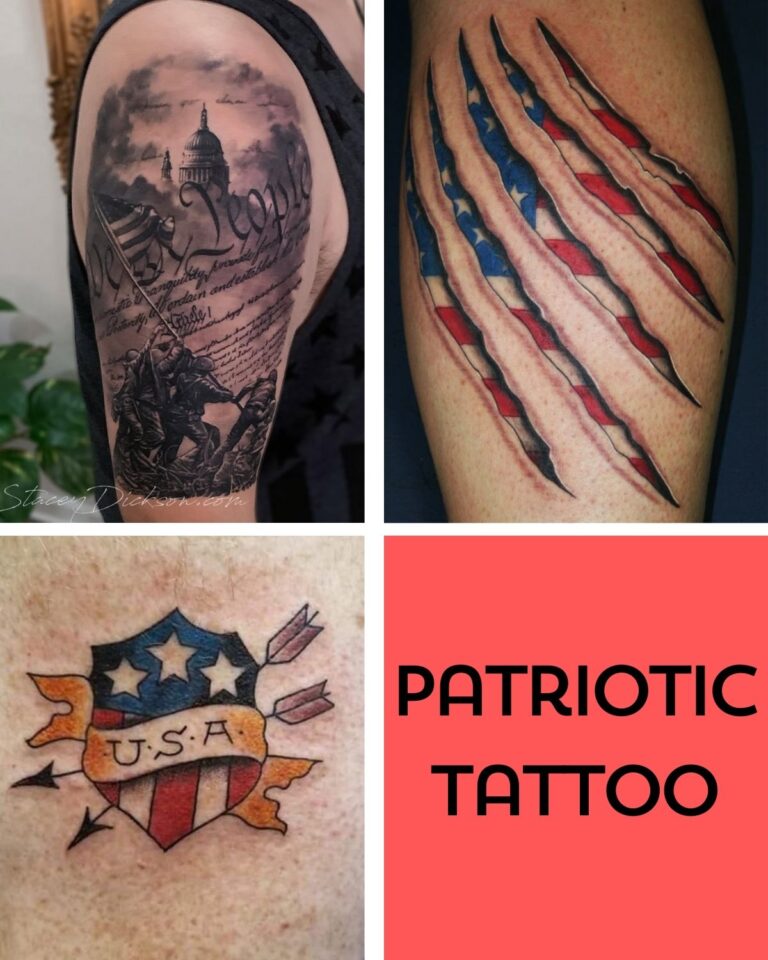 57 US Flag + Patriotic Tattoos That Celebrate the American Spirit ...